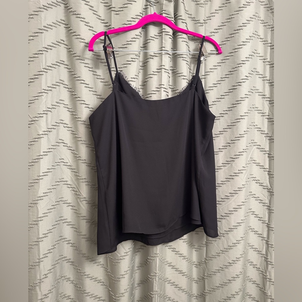 Socialite black lace tank top size XL - Picture 7 of 7